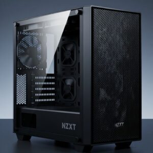 NZXT H5 Flow 2024_ Ultimate Compact ATX PC Gaming Case for High Airflow!